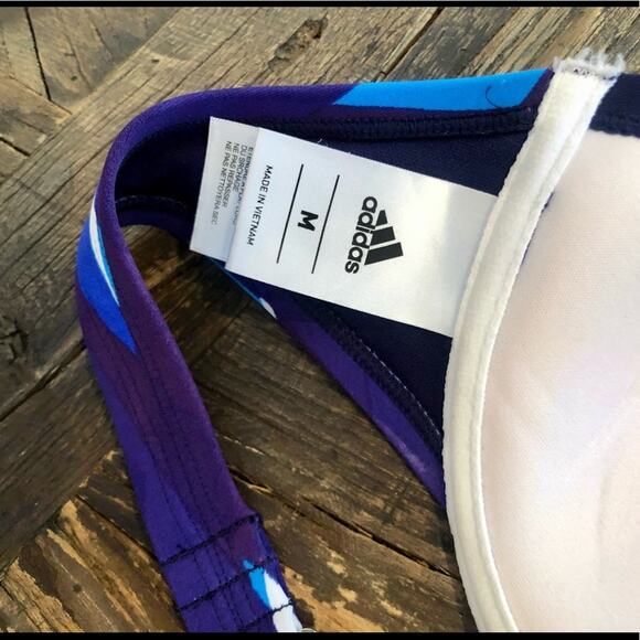 NWOT Adidas Convertible Bandeau Swim Top - Med - Picture 8 of 8